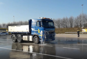 Katzlberger Familienbetrieb Erdbau Entsorgung Abbruch Mietpark Vermietung Mitarbeiter LKW C95 D95 Fahrsicherheitstraining 2